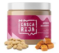 CASCA RIJA: Almond Butter with Praline 500g | With 0,01% Ground Cinnamon + 0,01% Powdered Ginger | 100% Natural & Crunchy With Roasted & Caramelized Almond Pieces, Vegan