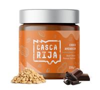 CASCA RIJA: Dark Chocolate Peanut Butter 250g | 89,8% Roasted Peanuts + 10% Dark Chocolate + 0,01% Ground Cinnamon + 0,01% Powdered Ginger | 100% Creamy, Vegan