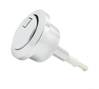 CaScab Dual Flush Chrome Push Button Toilet Flush Buttons Toilet Flush System Replacement Tank Dual Flush Toilet Push Bbutton