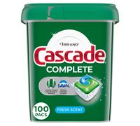 Cascade Complete Dishwasher Pods Dishwasher Detergent Dish Detergent Tab Tablets Fresh 100 Count