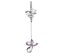 Cascade Crystal Guardian Angel Birthstone Suncatcher JUNE - LIGHT AMETHYST - Embellished with Swarovski Crystals