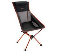 Cascade Mountain Tech High Back Camp Chair Black, Aluminum, One Size