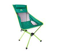 Cascade Mountain Tech High Back Camp Chair Green, Polyester, One Size