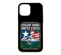 Cascade Range United States Flag Mountain Travel Art Case for iPhone 12 mini