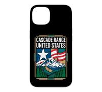 Cascade Range United States Flag Mountain Travel Art Case for iPhone 13