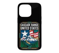 Cascade Range United States Flag Mountain Travel Art Case for iPhone 13 Pro