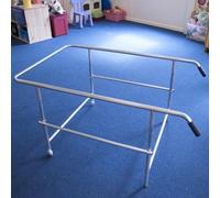 Cascade Stand - Very Hardwearing And Durable. Castors On Front Legs For Easy Mobility By Teacher, Height Can Be Adjusted From 45cm To 60cm. Galvanized Steel - 2 Years+