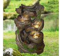 CASCADE WATER FEATURE WATER FEATURE CASCADE FOUNTAIN STREAM WATERFALL STONE DESIGN ORNAMENTAL FOUNTAIN 230V VERY NICE PIECE & FRIENDLY WITH THE ENVIRONMENT USEFUL FOR GARDEN HOME BALCONY
