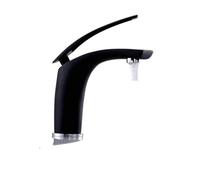 Cascading Copper Kitchen Faucet, Black & White Mix Bathroom Sink Tap, Hot & Cold Water Mixer, Stylish Home Hardware for Modern Kitchens and Bathrooms