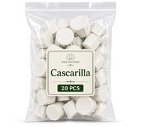 Cascarilla 20 PCS - Original Efun Spiritual Supply Made from Eggshell, Traditional Yoruba & Afro-Caribbean Ritual Use, Altar Work & Cleansing Practices