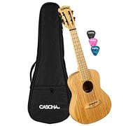 Cascha Bamboo Concert Natural with Pouch and 3 Picks