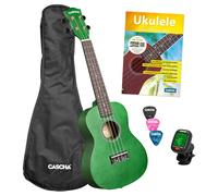 Cascha Concert Uke Linden Set GRN