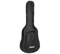CASCHA Guitar Bag for Acoustic Guitar - Standard Gig Bag with Padded Lining, Water Resistant Material and Shoulder Straps - Robust Protection for 4/4 Guitars, Black