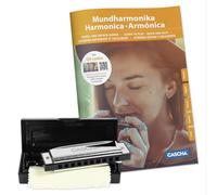 CASCHA HH 1600 DE MP3-CD Blues Harmonica Set with German Instructional Book
