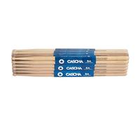 CASCHA HH 2046 Professional Drumsticks 5A, American Hickory, 12 pairs (24 Sticks)