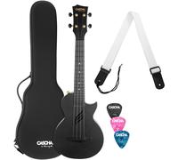 Cascha Carbon Concert Ukulele Set BK