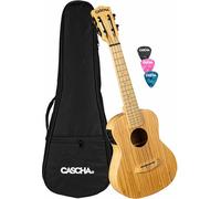 Cascha HH 2313E Bamboo Natural Concert Ukulele