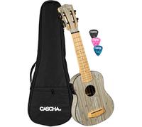 Cascha HH 2315E Bamboo Graphite Electro-Acoustic Soprano Ukulele Pack