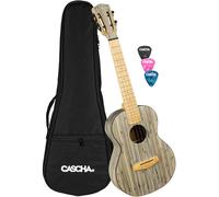 Cascha HH 2317 Bamboo Graphite Tenor Ukulele Pack