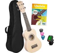 Cascha HH 3975 Linden Soprano Ukulele Pack with Book
