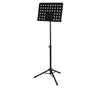 CASCHA Orchestral Music Stand, Orchestra Desk, metal, Sheet Sheet Music Holder, foldable, height adjustable, black, HH 2068
