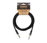 CASCHA Professional Line Guitar Cable, Straight, Black, 9 m