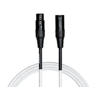 CASCHA Standard Line Microphone Cable (XLR), White, 3 m
