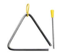 CASCHA Triangle for Children, Triangle, Instrument for Percussion and Early Musical Education with Mallet & Rubber Grip, HH 2004