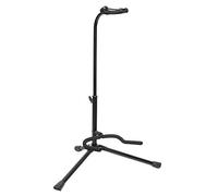 CASCHA Tripod Guitar Stand, Height Adjustable Up To 78 Cm, Foldable Electric Guitar Stand With Gooseneck, Acoustic Guitar Holder, Stable Concert Stand, Black