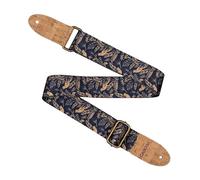 CASCHA Vegan Guitar Strap - Midnight Birds - Colourful and Animal Friendly Straps for Guitars and Ukuleles
