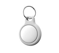 CASCHO Air Tracker 1 Pack, with Apple Find My (iOS Only) Super Lightweight Item Finders for Keys, Wallet, Luggage, Backpack, IP67 Waterproof with 2 White Protective Cases