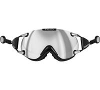 CASCO FX-70 CARBONIC ski goggles black-glass silver spoiled L