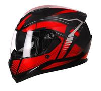 Casco Integral De Motocicleta Con Doble Visera Antivaho, CóModo Forro ExtraíBle, Unisex, Certificado Ece B,L:59-60CM