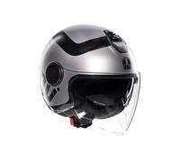 AGV Eteres Rimini Jet Helmet, black-grey, size XL for Men