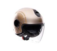 Casco Jet AGV ETERES Sirolo Matt White/Gold