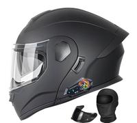 Casco Modular Moto Bluetooth DOT Homologado, Doble Visera Solar, Ventilacion Multiple, Forro Lavable, Vision Clara 190°, Unisex Adultos