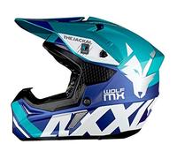 Casco Off Road Axxis MX803 Wolf Jackal Azul Mate M