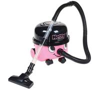 Casdon Henry & Hetty Toys - Hetty Vacuum Cleaner - Red Vacuum Cleaning Toy with Real Function & Nozzle Accessories - Kids Cleaning Set - For Children Aged 3+