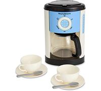 Casdon 65050 Morphy Richards Fillable Toy Coffee Maker for Children Aged 3+ | Includes Level Indicator & Dripping Water, Yellow