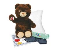 Casdon Build-A-Bear Furtastic Bear & Outfit Set, Dark Brown, Ages 3+ | Dark brown ready-to-stuff bear with outfit, filling, heart and certificate included.