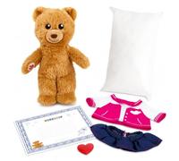 Casdon Build-A-Bear Workshop Mini Bear Friend & Outfit Pack - 9 Inch (22.9cm) Mini Bear - Stuff, Dress & Cuddle - Compatible with Stuffing Station - Ages 3+