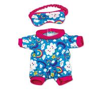 Casdon Build-A-Bear Workshop Night Time Onesie Toy Clothes Pack | 4 Mix-and-Match Toy Outfits for Furry Friends | Includes Pajamas, Cute Hoodies & Summer Styles | Dress-Up Toy Clothes for Kids Aged 3+