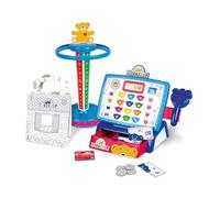 Casdon Build-A-Bear Workshop Toy Shop & Checkout Set | Officially Licensed Build-A-Bear Toy Play Set | Perfect for Roleplay for Children Aged 3+ | Includes Electronic Cash Register