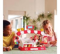 Casdon Deluxe Walls Ice Cream Parlour Playset, Pretend Food Shop With Ice Creams, Cones, Tubs, Scoop And Play Money, Toy Set