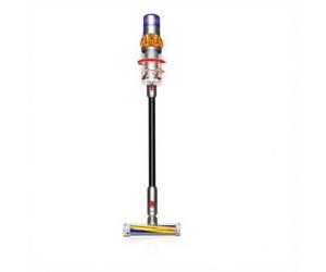 Casdon Dyson Detect Cordless Vacuum Toy - Interactive Kids Toy Vacuum Cleaner with Detect Light, Rotating Screen & Cyclone Beads - Realistic Role Play Cleaning Toy - Includes Tools - Age 3+