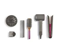 Casdon Dyson Toys. Supersonic and Corrale Deluxe Styling Set. Toy Straightener and Hairdryer with Real Function. Features Interactive Lights and Sounds. For Children Aged 3+