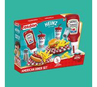 Casdon Heinz American Diner Set | Pretend Restaurant Food Set For Aged Kids