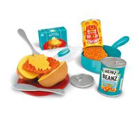 Casdon Heinz Beanz & Hoops Make & Play Set | Assorted Toy Set For Children Aged 2+ | Includes Make-Believe Heinz Tins, Saucepan, Plate, And Cutlery - Just Like The Real Thing!