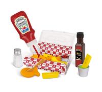 Casdon Heinz Fish & Chips Takeaway Set | Classic Fish & Chips Play Set For Children Aged 3+ | Ideal For Imaginative Play | Squeezy Ketchup Bottle, Vi