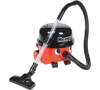Casdon Henry & Hetty Toys - Henry Vacuum Cleaner - Red Vacuum Cleaning Toy with Real Function & Nozzle Accessories - Kids Cleaning Set - For Children Aged 3+